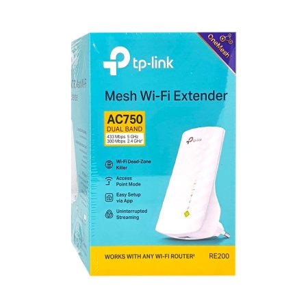 TP-LINK RE200 AC750 MESH WI-FI EXTENDER